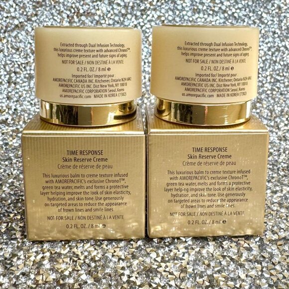 AMORE PACIFIC Time Response Skin Reserve Creme 8mL Travel Cream NEW Moisturizer - Picture 2 of 4